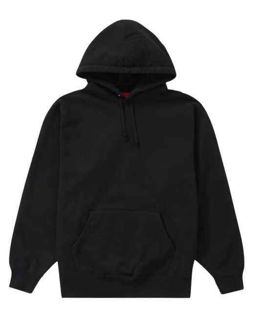 Supreme satin-appliqué hoodie