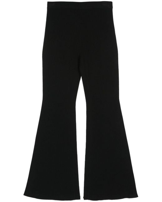 Michael Michael Kors ribbed-knit flared trousers
