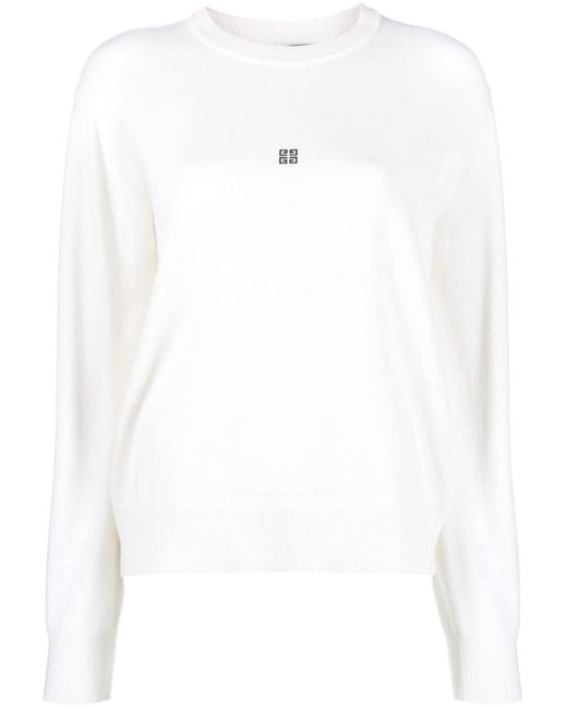 Givenchy intarsia-logo wool-cashmere jumper