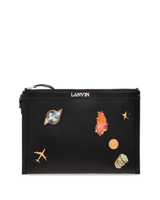Lanvin x Future appliqué-detail clutch bag