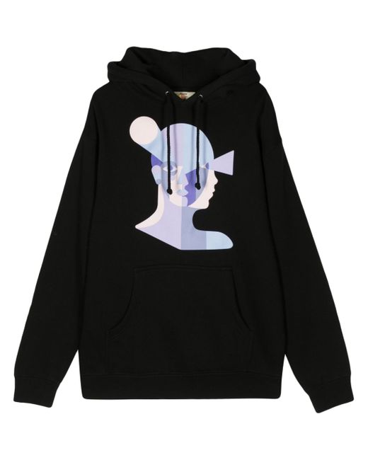 KidSuper Bauhaus Face printed hoodie