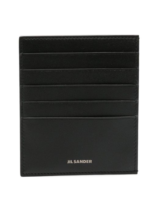 Jil Sander leather vertical cardholder