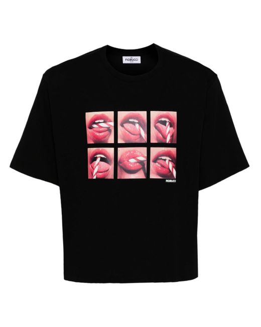Fiorucci Mouth Graphic-print T-shirt