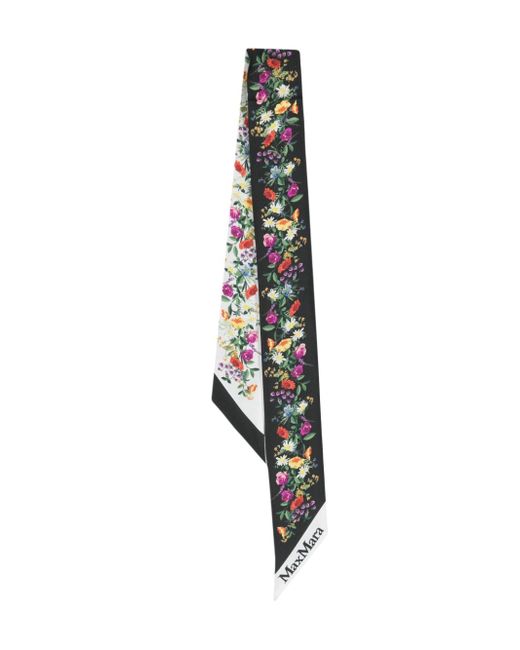 Max Mara floral-print scarf