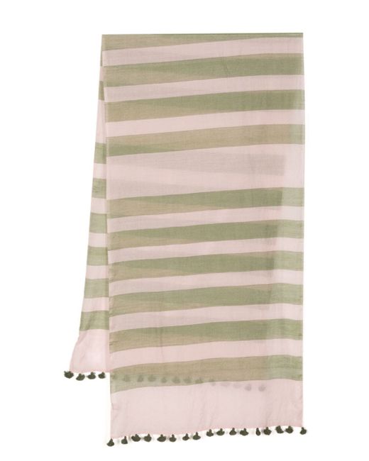 Paul Smith tassel-detail striped scarf