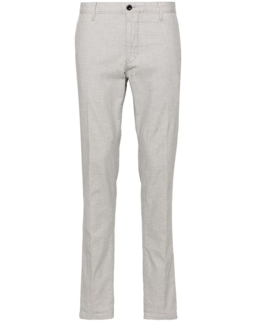 Incotex mid-rise tapered trousers