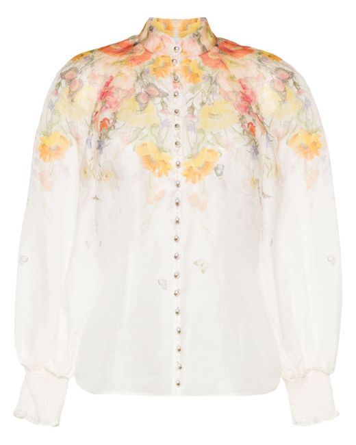 Zimmermann Tranquillity floral-print blouse