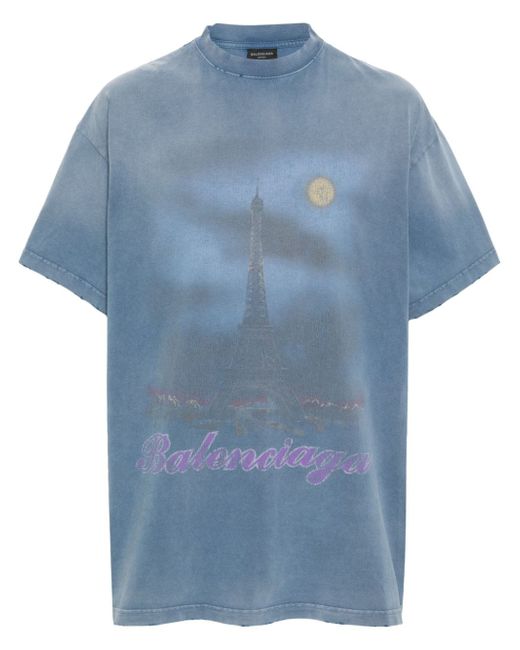 Balenciaga Paris Moon T-shirt