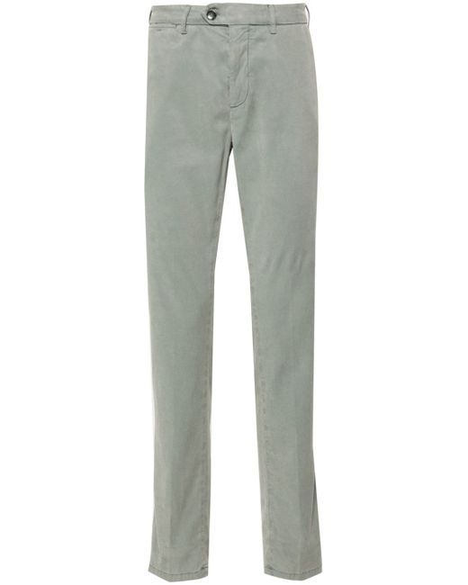 Canali mid-rise tapered chinos