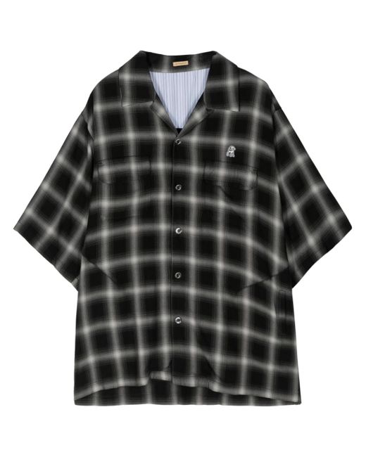 Undercover checked cotton shirt