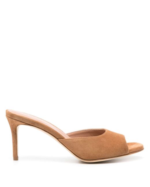 Scarosso 75mm Lohan suede mules