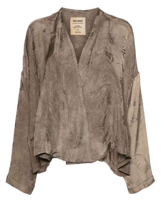 Uma Wang patterned-jacquard jacket