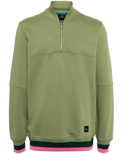 PS Paul Smith half-zip organic-cotton sweatshirt