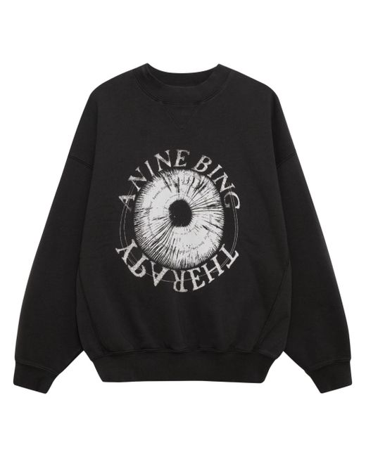 Anine Bing logo-print sweater
