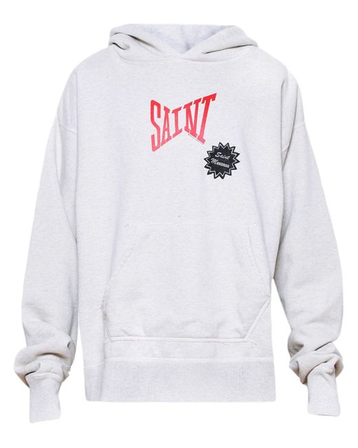 Saint Mxxxxxx logo-print hoodie