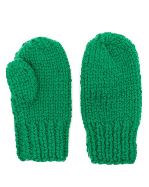Maison Margiela chunky-knit full-finger gloves