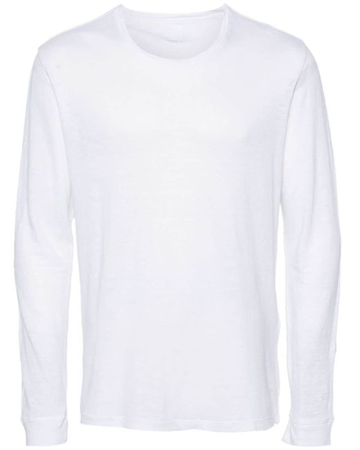 120 Lino semi-sheer linen T-shirt