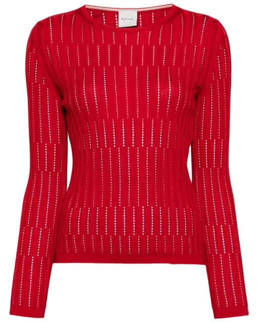 Paul Smith pointelle-knit jumper