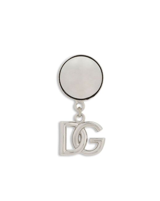 Dolce & Gabbana logo-lettering drop earring