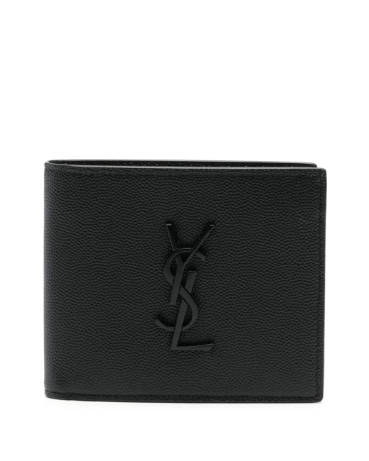 Saint Laurent Cassandre-logo leather wallet