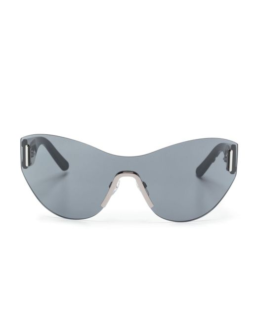 Marc Jacobs logo-embossed shield-frame sunglasses
