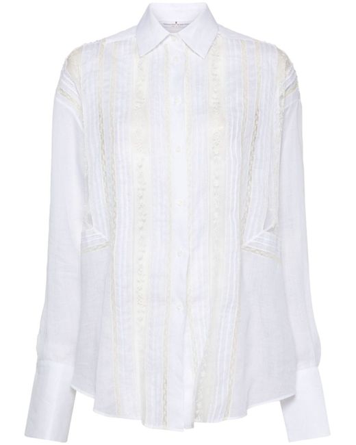 Ermanno Scervino floral-lace shirt