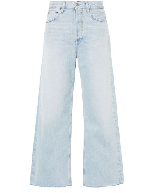 Agolde Ren whiskering-effect jeans