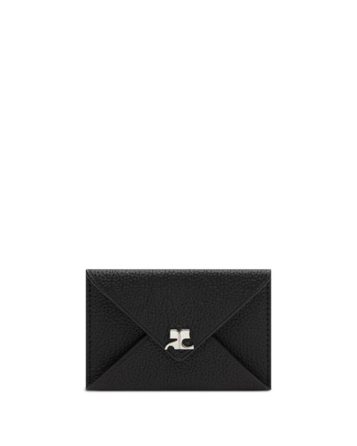 Courrèges Tejus envelope-design leather card holder