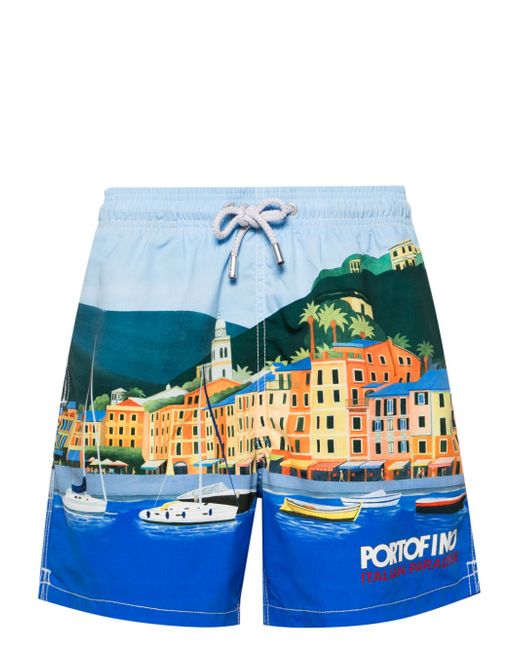 Mc2 Saint Barth Gustavia Placed swim shorts