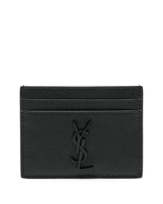 Saint Laurent Cassandre-logo leather cardholder