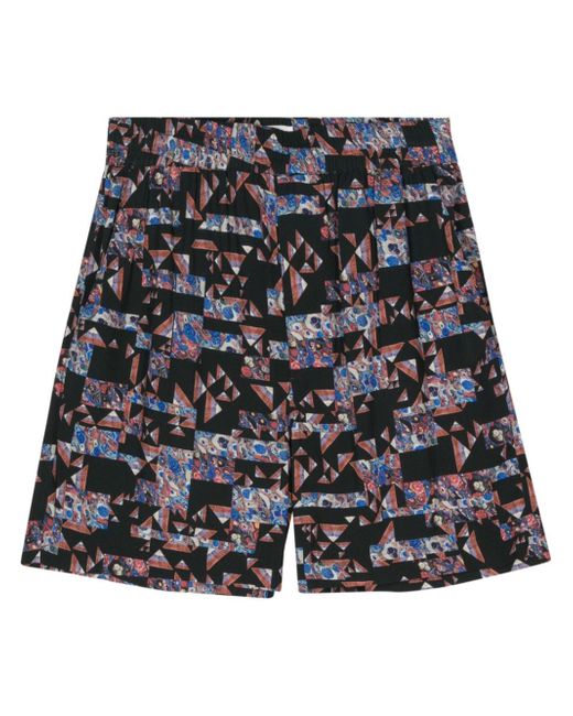 Marant Vataya geometric-print shorts