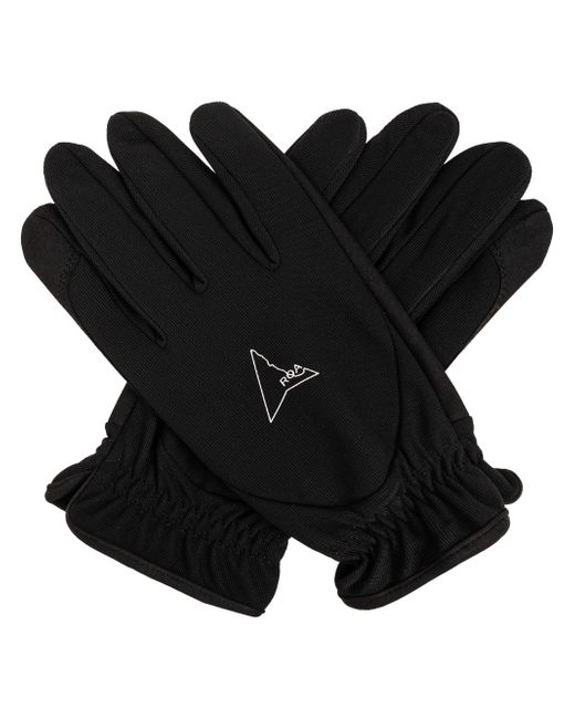 Roa logo-print gloves
