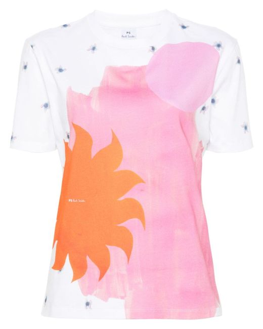 PS Paul Smith floral cotton T-shirt