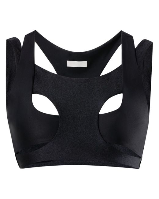 Reebok LTD cut-out layered sports bra