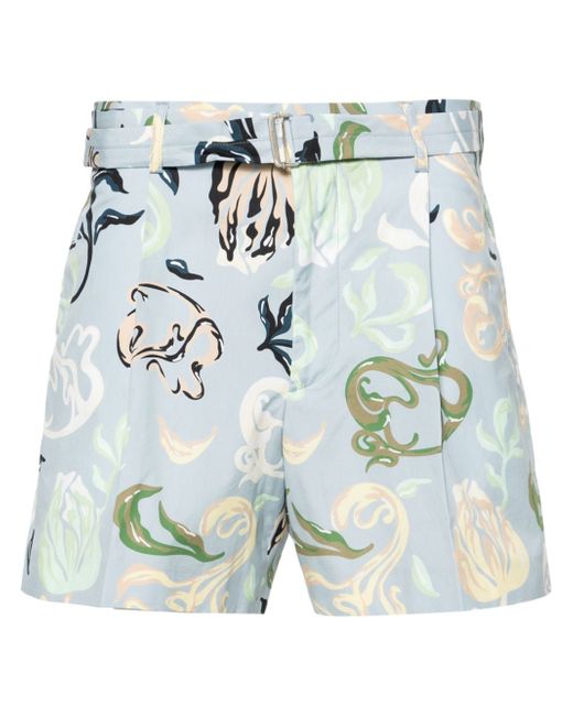 Lanvin abstract-print bermuda shorts