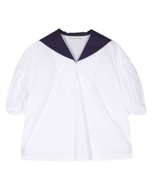 Comme Des Garçons Girl sailor-collar blouse