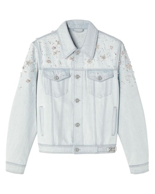 Versace embellished denim jacket