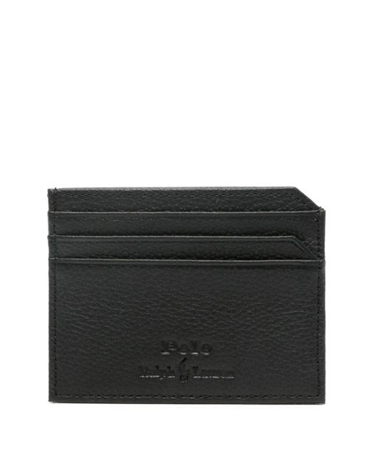Polo Ralph Lauren debossed-logo leather cardholder
