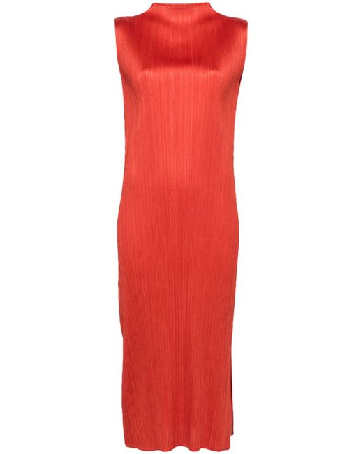 Pleats Please By Issey Miyake Monthly Colors April pleated midi dress