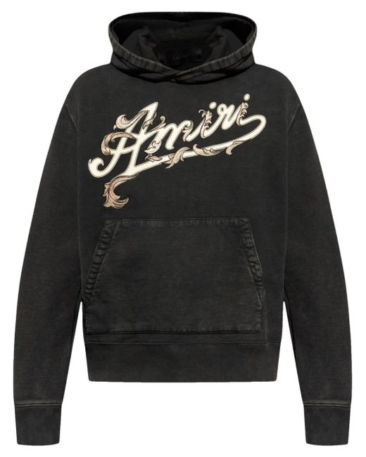 Amiri logo-print hoodie