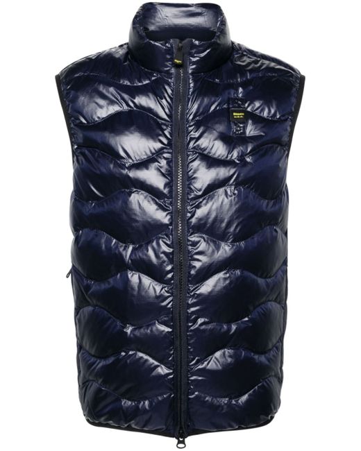 Blauer King wave-quilted gilet