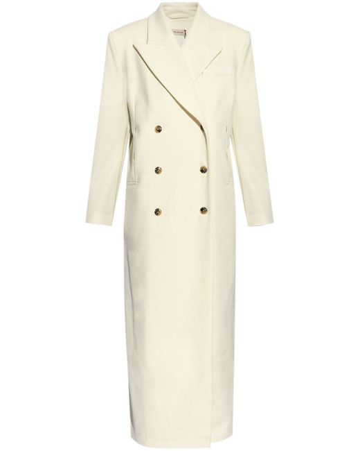The Mannei double-breasted wool coat