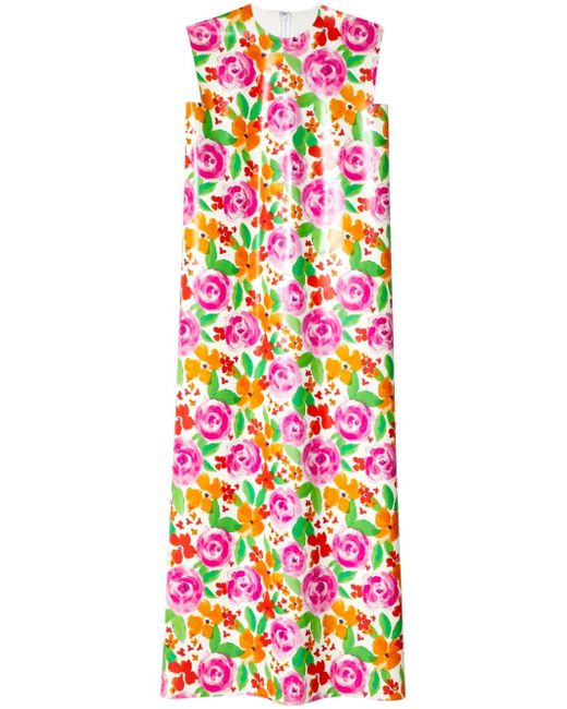 Balenciaga floral-print maxi dress