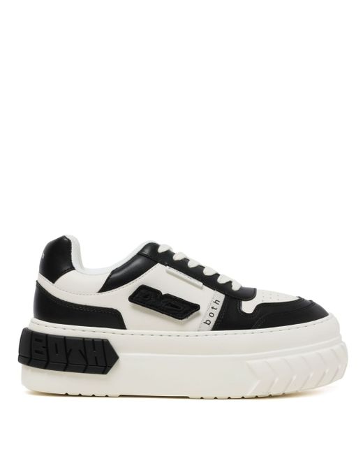 Both Tyres leather platform sneakers
