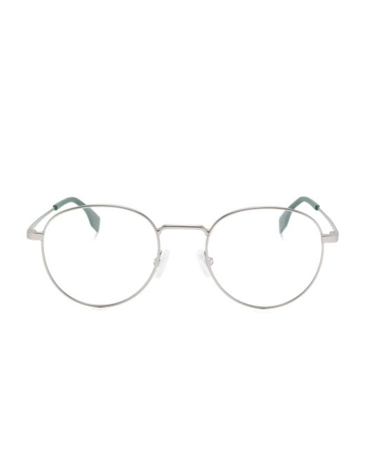 Boss round-frame glasses
