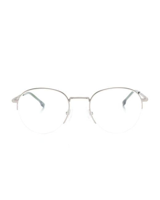Boss round-frame glasses