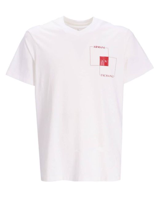 Armani Exchange logo-print stretch-cotton T-shirt
