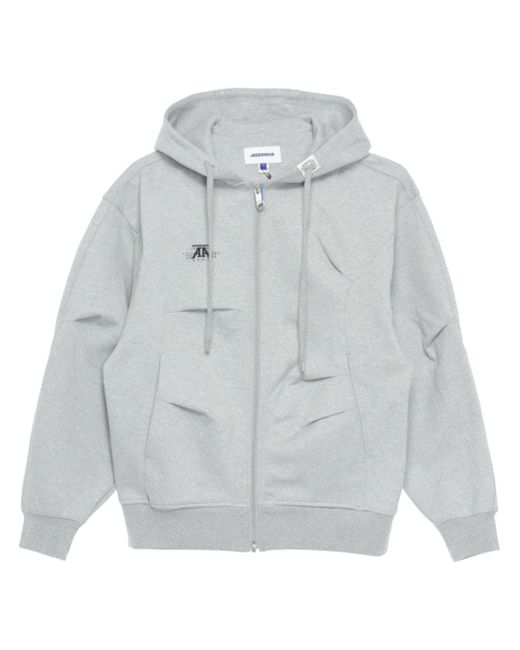 Ader Error logo-print hooded jacket