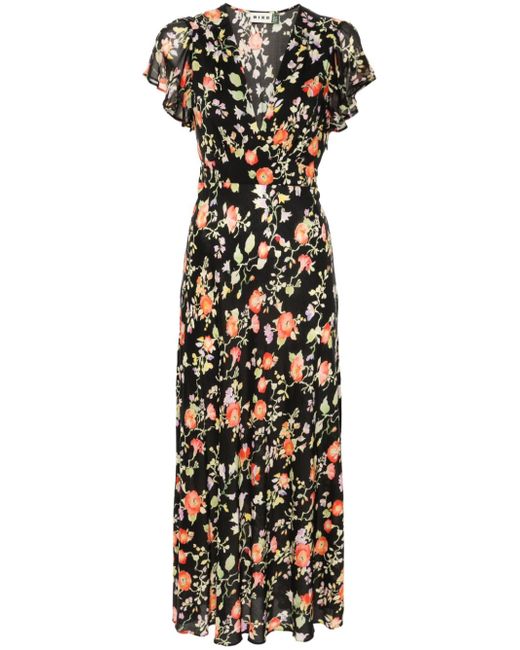 rixo Florida floral-print dress