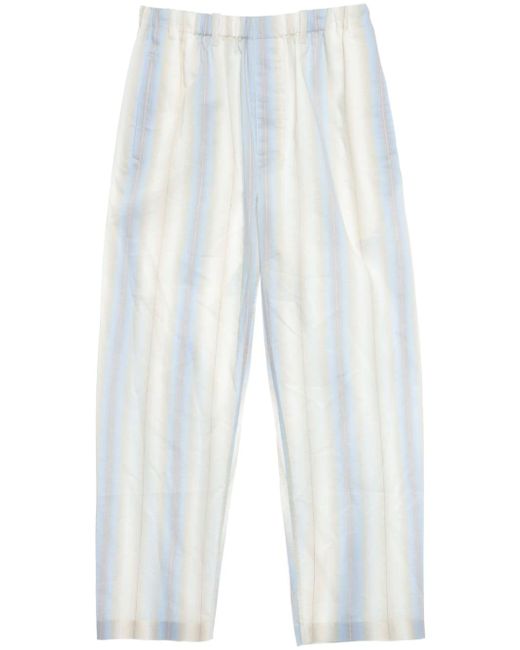 Lemaire striped straight-leg trousers